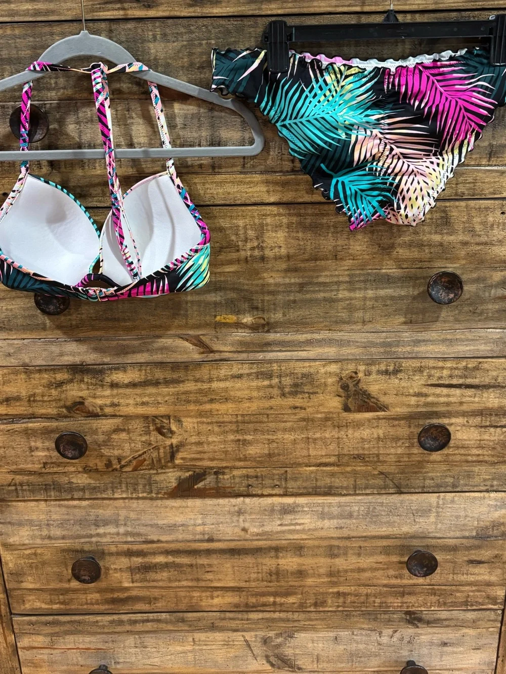 Shade & Shore Palm Print Bikini - Picture 2 of 7